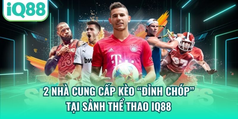 2 nhà cung cấp kèo “đỉnh chóp” tại sảnh Thể Thao IQ88